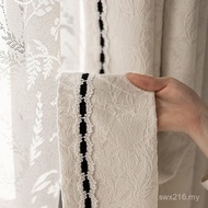 Blackout Living Room Cream Rose Style Embossed Bedroom Medium Chenille Jacquard Antique French Cream