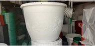 pot shalom glori ukuran 40 cm warna putih / pot tanaman buah shalom glori ukuran 40 cm warna putih