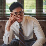 White oxford cotton button down collar long sleeves shirt - The Fullerman