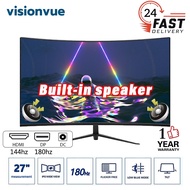New Monitor LED 27" (computer monitor) with HDMI, DP.144HZ/165hz/180hz speaker