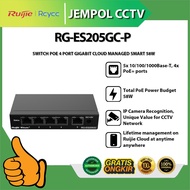 RUIJIE REYEE RG-ES205GC-P SWITCH POE 4 PORT GIGABIT CLOUD MANAGEMENT SMART 58W