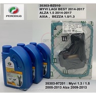 ☚SC462 Minyak gearbox Automatic PERODUA ATF D3-SP DIII-SP with Auto Filter Metal Gasket for PRODUA Myvi Alza Axia Bezza 1✹