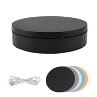 U3[LH7W]Motorized Rotating Display Stand 360 Degree Photography Turntable with 6 PVC BackgroundsBatt