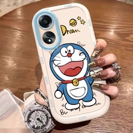 OPPO A58 4G A78 4G A58 5G A58X 5G A78 5G A1X 5G A2X 5G Blue Cat Silicone Case KL0255