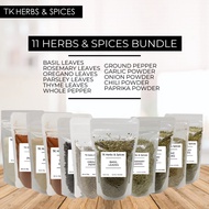 11 Pieces Herbs and Spices Bundle