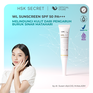 HSK Secret WL Sunscreen - Daily Tinted Brightening Suncreen Perlindungan Maksimal dari Sinar UV
