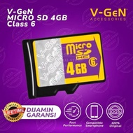 MICRO SD V-GEN 4GB CLAS 6 NON PACK/TRAY