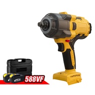 Kunci Pas Elektrik Torsi Tinggi 2600NM Alat Listrik Genggam 588VF Baterai 1/2 Inci Tanpa Kabel