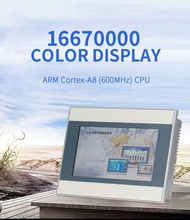 7 Inci AMX-070iE หน้าจอสัมผัส HMI อีเทอร์เน็ตหน้าจอสัมผัสเข้ากันได้กับ Weinview Delta Siemens Samsub