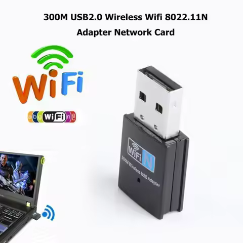 300Mbps Wireless USB Wifi Adapter 802.11N USB 2.0 WiFi Receiver Dongle 300Mbps Wireless Network Card