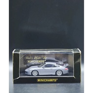 [Ready Stock] MINICHAMPS Mini Cut 1/43 Porsche 911 GT3 (996) Metallic Gray Acrylic Crack Only Disman