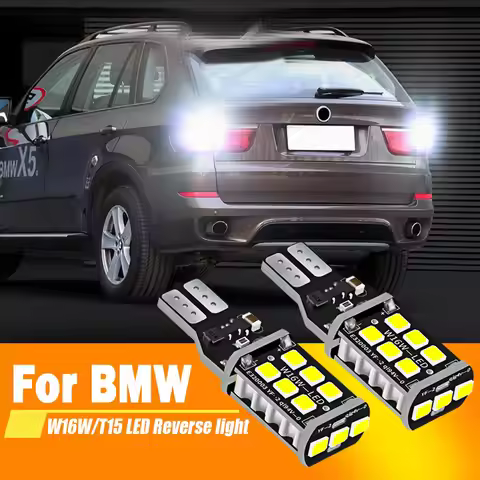 2pcs LED Reverse Light Blub Lamp W16W T15 921 Canbus For BMW F12 F13 F06 E65 E66 E67 F01 F02 F03 F04