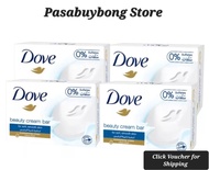 Dove Moisturizing Beauty Cream 4BARx100g Bar Soap White Dubai UAE