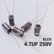 (1 Piece) ELCO CAPACITOR 4.7UF 250V ELCO CAPACITOR 4.7UF 250V ELCO CAPACITOR 250V 4.7UF ELCO 4.7UF 2