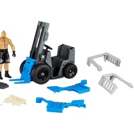 Mattel WWE Wrekkin' Slam & Stack Forklift & Action Figure Playset with Toy Vehicle & Brock Lesnar