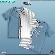 【Free Custom Name & Number】Unique Nation Printed Design Kasual Simple Kain Microfiber Jersey