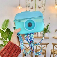 BTL-012 Camera Water Bottle Botol Minum Ala Korea Bentuk Kamera Viral + Tali