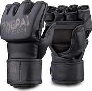 MMA Gloves, UFC Gloves for Men &amp; Women,Mixed Martial Arts Grappling Gloves Reinforced Pad, Boxing Gloves for Kickboxing, Sparring, Muay Thai and Punching Bag