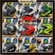 [CLEARANCE] ZEUS Helmet FULLFACE 811A / 2 in 1 GJ-613 Dua Alam Open Face And Full Face Zeus Topi Kel