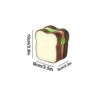 Creative Bread Shape Dishwashing Sponge Toast Cleaning Sponge Kitchen Cleaning Sponge Kitchen D5w2