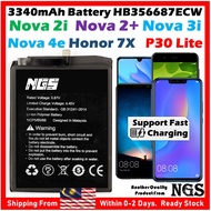 ORl NGS Brand 3340mAh Battery HB356687ECW Compatible For HUAWEI Nova 2i Nova 2+  Nova 3i  Nova 4e  H