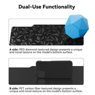 PEO PET Build Plate,Magnetic Print Bed,Carbon Fiber/Diamond Textured Double Sided Flex Spring Steel 