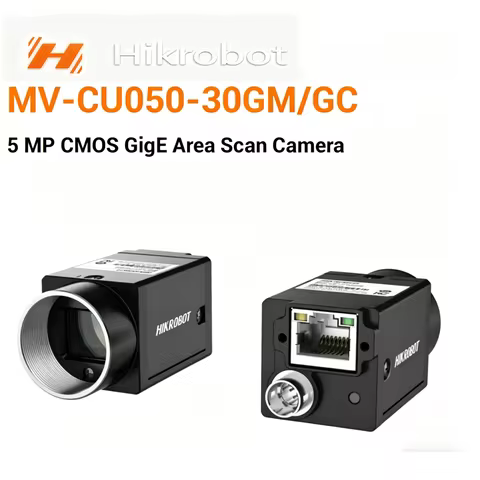 Hikrobot MV-CU050-30GM/GC GigE Industrial Camera, 5MP Rolling Shutter for Automation Quality Control