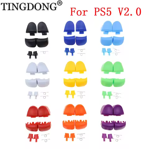 1Set For PS5 V2 2.0 BDM-020 Controller Game L1 R1 L2 R2 Trigger Shoulder Button With Spring Share Bu