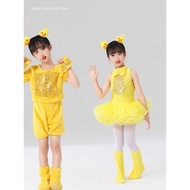 Little Duck Little Duck Little Duck Yellow Chicken Gauze Skirt Little Chicken Program Animal Dance C