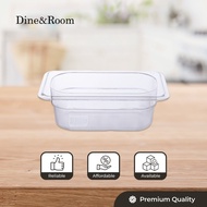 Dine & Room | Food Storage Serving Container | Food Pan LID 1/9 Polycarbonate