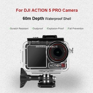 60M Waterproof Housing Case for DJI Osmo Action 5Pro 5 Pro Action5 Pro Protective Underwater Dive Ho