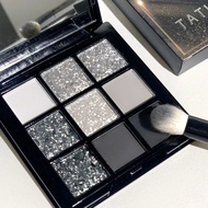 9 Colors Black Eyeshadow Palette Eye-catching Makeup Texture Matte Soft Personality Silky C2w3