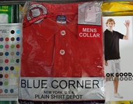 BLUE CORNER POLO SHIRT FOR MENS RED