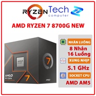 CPU AMD Ryzen 7 8700G 8 Core 16 Thread 4.2GHz Turbo 5.1GHz Cache 24MB 65W Socket AM5 – Genuine