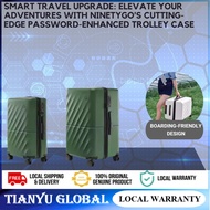 90 NINETYGO Travel Luggage For Large Travel Bag Wear-resistant TSA Pass Lock Universal 360 Wheel