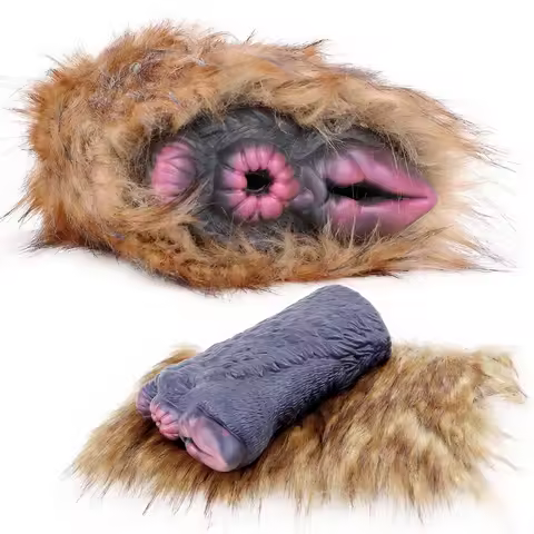 GEEBA Unique Camel Theme Silicone Stroker Body-Safe Soft Texture Realistic Vaginal Design Stroker Er