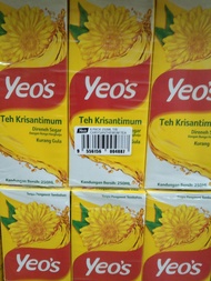 TEH BUNGA / CHRYSANTHEMUM TEA / AIR TEH BUNGA KRISANTIMUN 6X 250ML - 8.90 / 6 KOTAK.