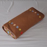 หมอนอิงคervical Pure Cotton Korean Style Sand Washed หมอนอิงทรงสี่เหลี่ยมสำหรับคนเดียว หมอนอิงแบบยืด