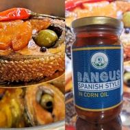 BANGUS Spanish Style In Corn Oil 350 grams/Spanish style sardines Ready to eat/MILD SPICY