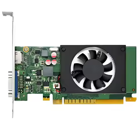 Renewed GT730 2GB DDR3 PCI-E Video Card， Low Profile, Dual Monitor, Silent