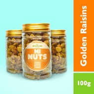 Mamami MiNuts Golden Raisins 100g / USA Gold Raisins / Snacks / Healthy Horses / USA / Raisins Golde