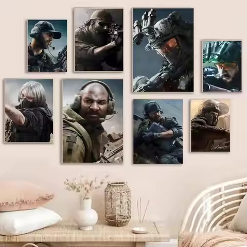 Game D-Delta Force Arena Breakout Poster Art With Prints Home Bedroom Living Room Decoration Gift