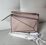 Loewe Puzzle Small Bag (Sand & Mink)