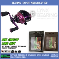 LYNX Bearing Expert Graphite Ambush XP100 ceramic/stainless steel fishing reel baitcasting bearing
