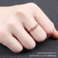 18K Gold Factory Price Ring Hard Gold24K Design 9999Couple Thousand Pure Gold Fashion3D New ring 0SL