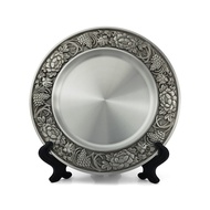 Peony & Floras Pewter Plate (M)