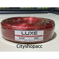 BOOM Luxe Transparent Cable Transparent Audio Cable/ 2x30 100Yard Speaker Cable/