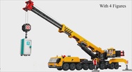 City Mobile Construction Crane Excavator Building Blocks MOC 60409 60324 60420 Assemble Bricks Toys