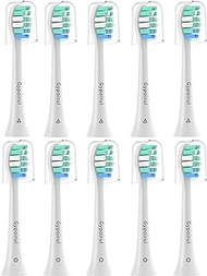 Gypoirul Toothbrush Replacement Heads Compatible with Philips Sonicare Replacement Heads, Electric Brush Head for 4100 5100 6100 9023 W Optimal Plaque Control 10 Pack