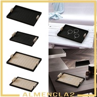 [Almencla2] Jewelry Tray Elegant Key Holder Rings Holder Trinket Dish for Party Desk Bar